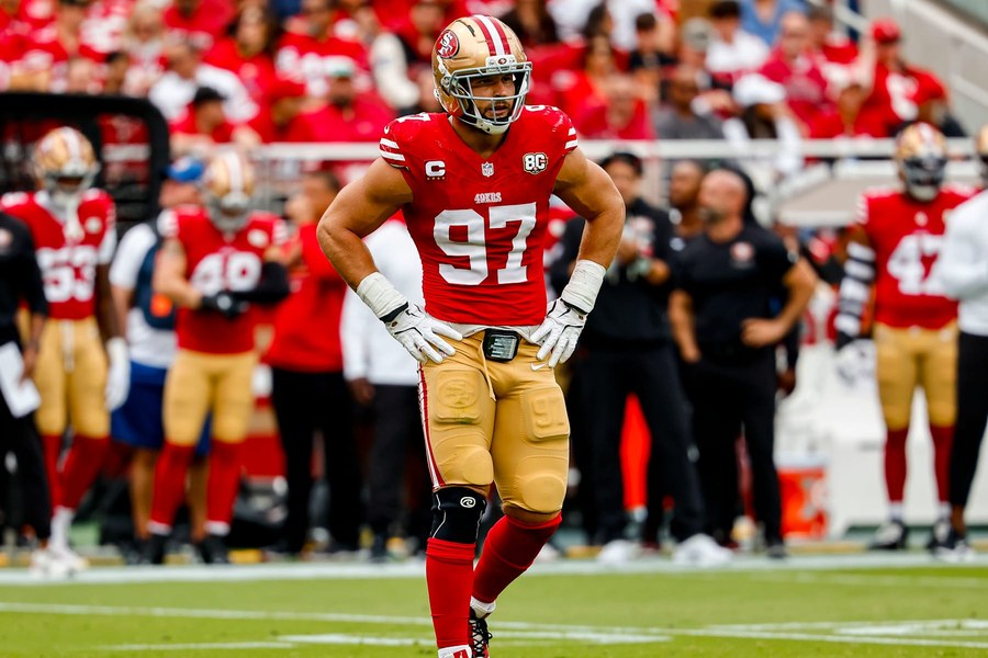 Bosa is out Monday, which Shanahan says is what the 49ers expected