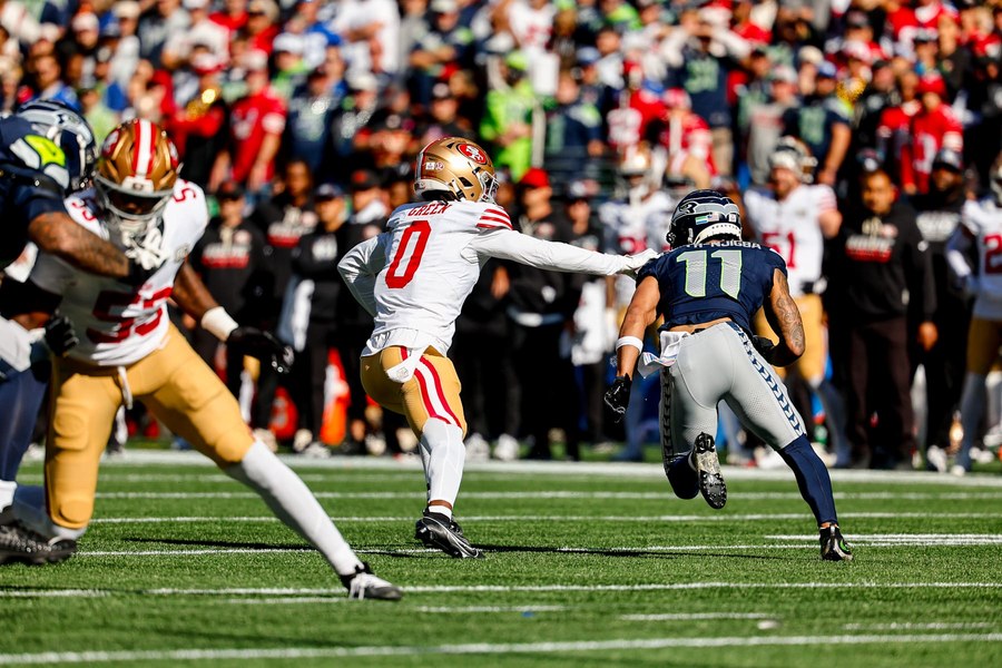 The 49ers gave Seattle 17 points off turnovers and took 21 back