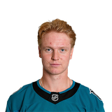 Filip Bystedt, headshot in a San Jose Sharks sweater, from the league's 2026-27 player images.