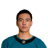 Haoxi (Simon) Wang, headshot in a San Jose Sharks sweater, from the league's 2026-27 player images.