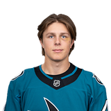 Ivar Stenberg, headshot in a San Jose Sharks sweater, from the league's 2026-27 player images.