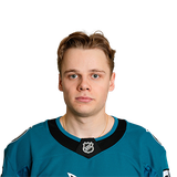 Mattias Havelid, headshot in a San Jose Sharks sweater, from the league's 2026-27 player images.